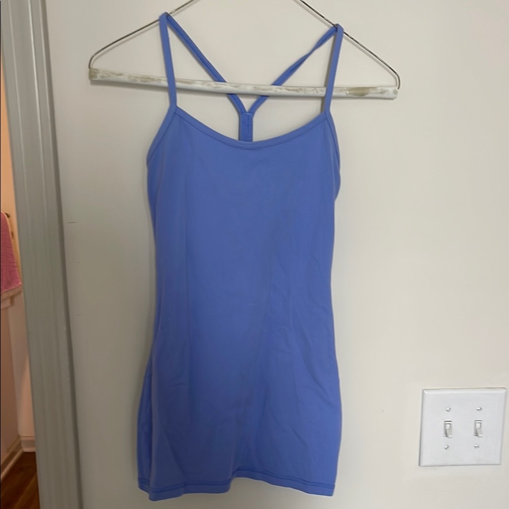 Lululemon Athletica Blue Fitted Camisole Tank Top